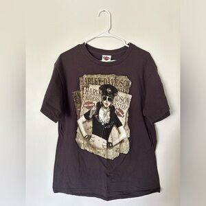 Harley Davidson Woman Rider Rocky London, Ontario Tshirt